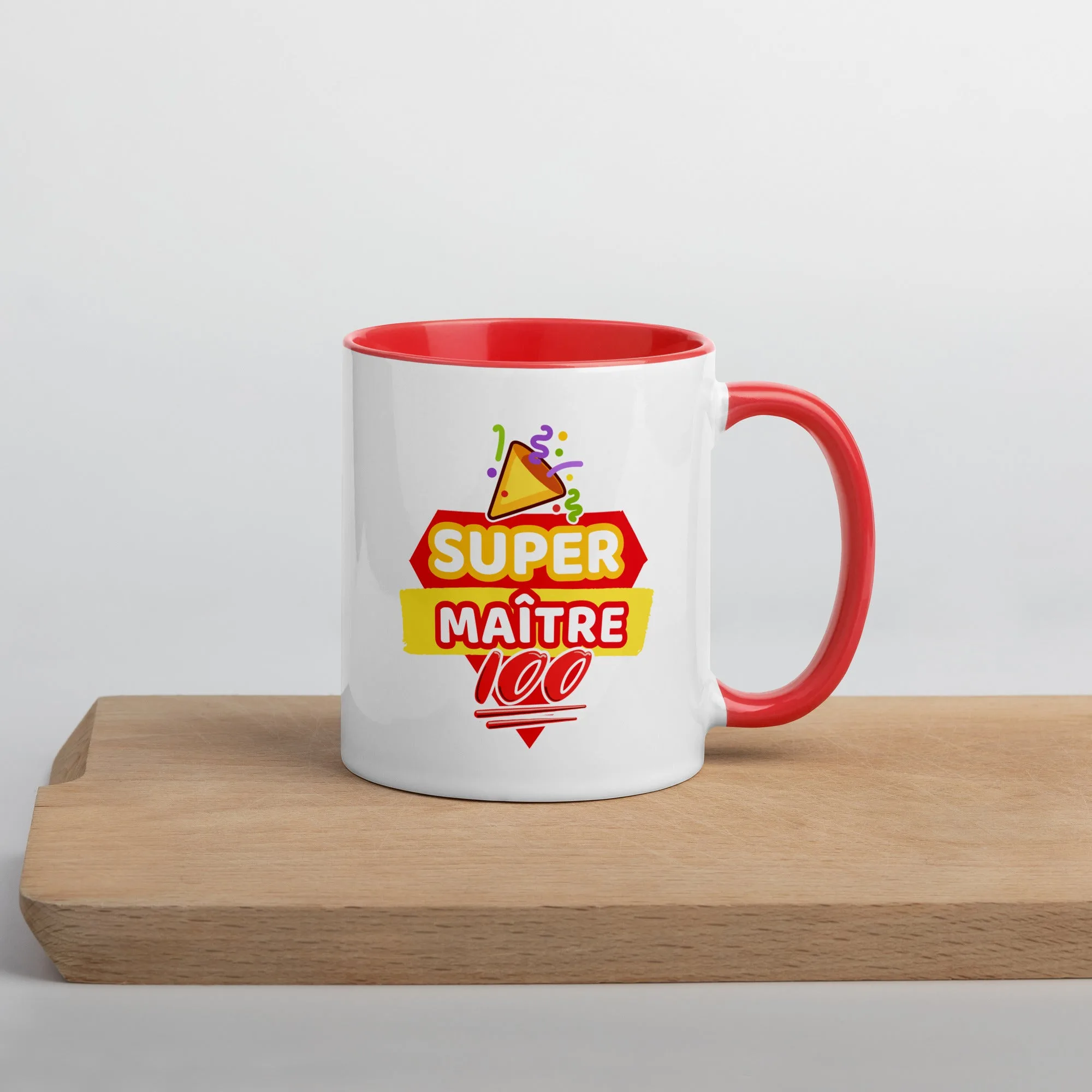 Mug à Intérieur Coloré Super Maître – Image 2