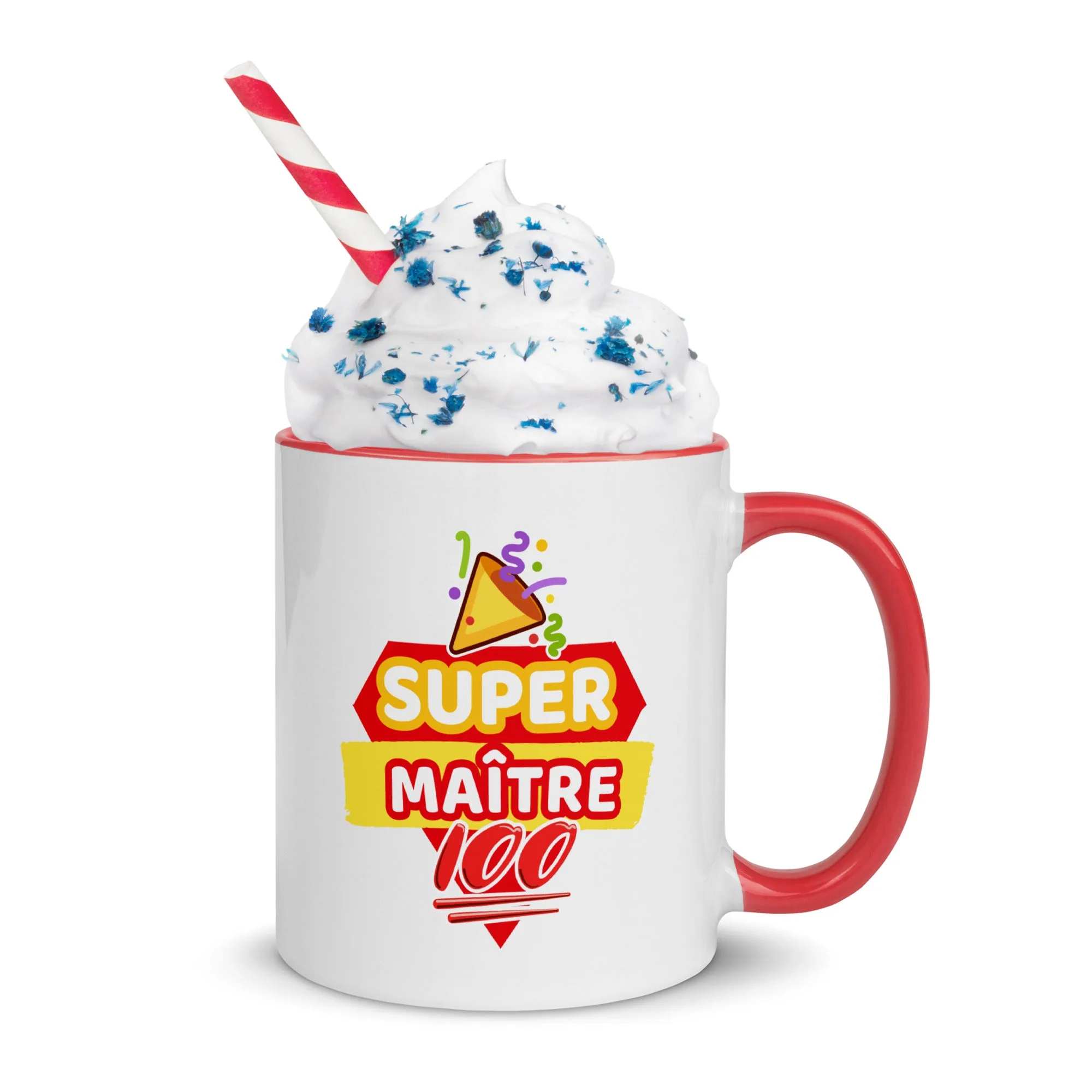 Mug à Intérieur Coloré Super Maître