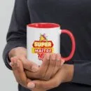 Mug à Intérieur Coloré Super Maître