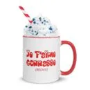 Mug à Intérieur Coloré Je T'aime Connasse