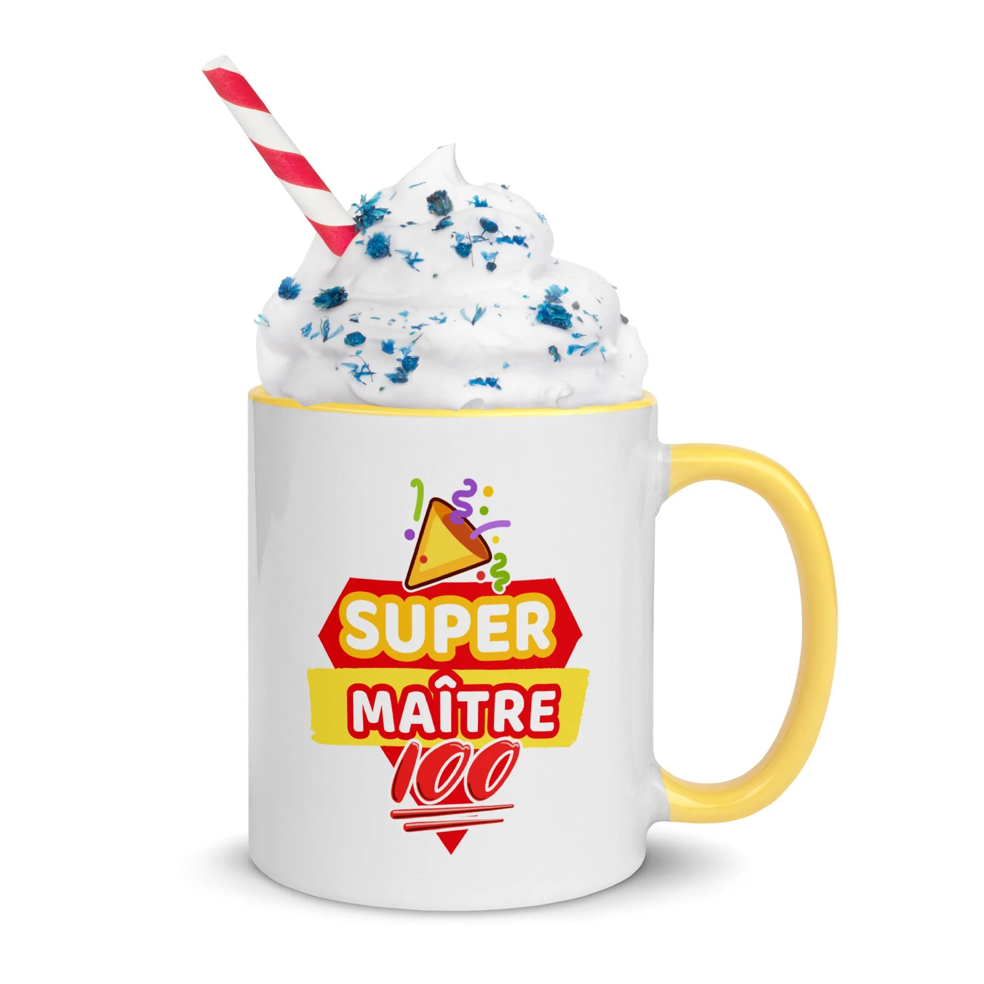 Mug à Intérieur Coloré Super Maître – Image 9
