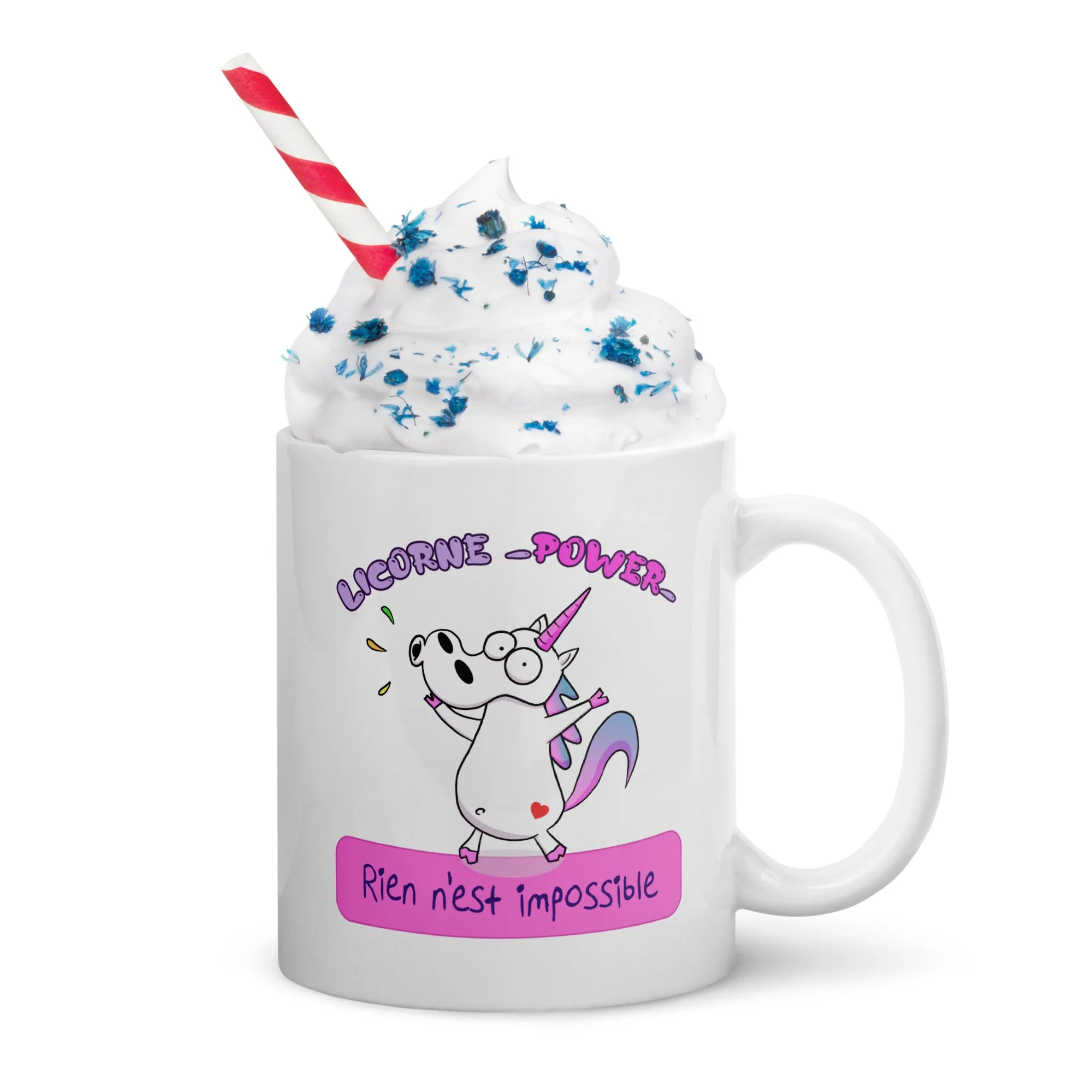 Mug Blanc Brillant – Image 4