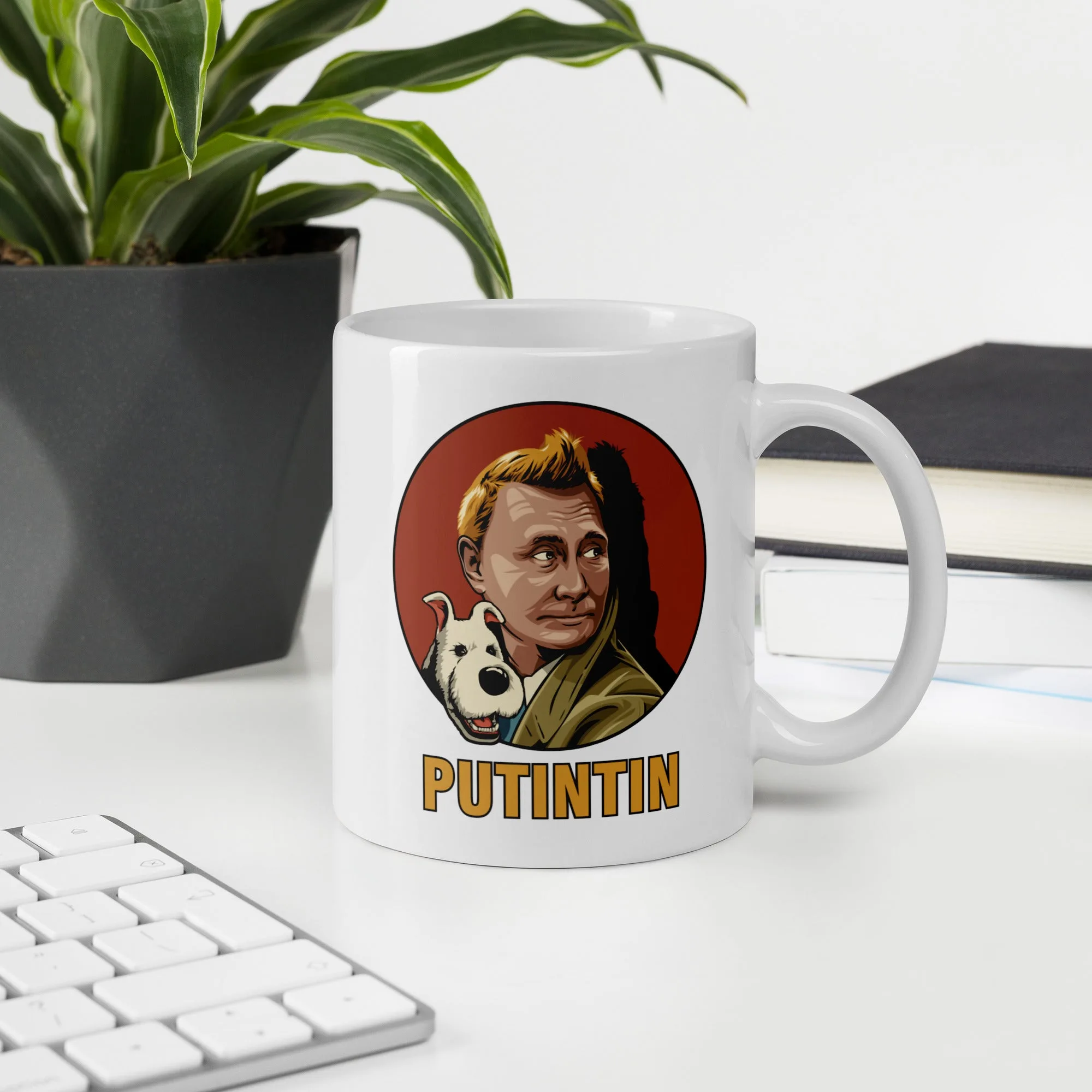 Mug Blanc Brillant Putintin – Image 6
