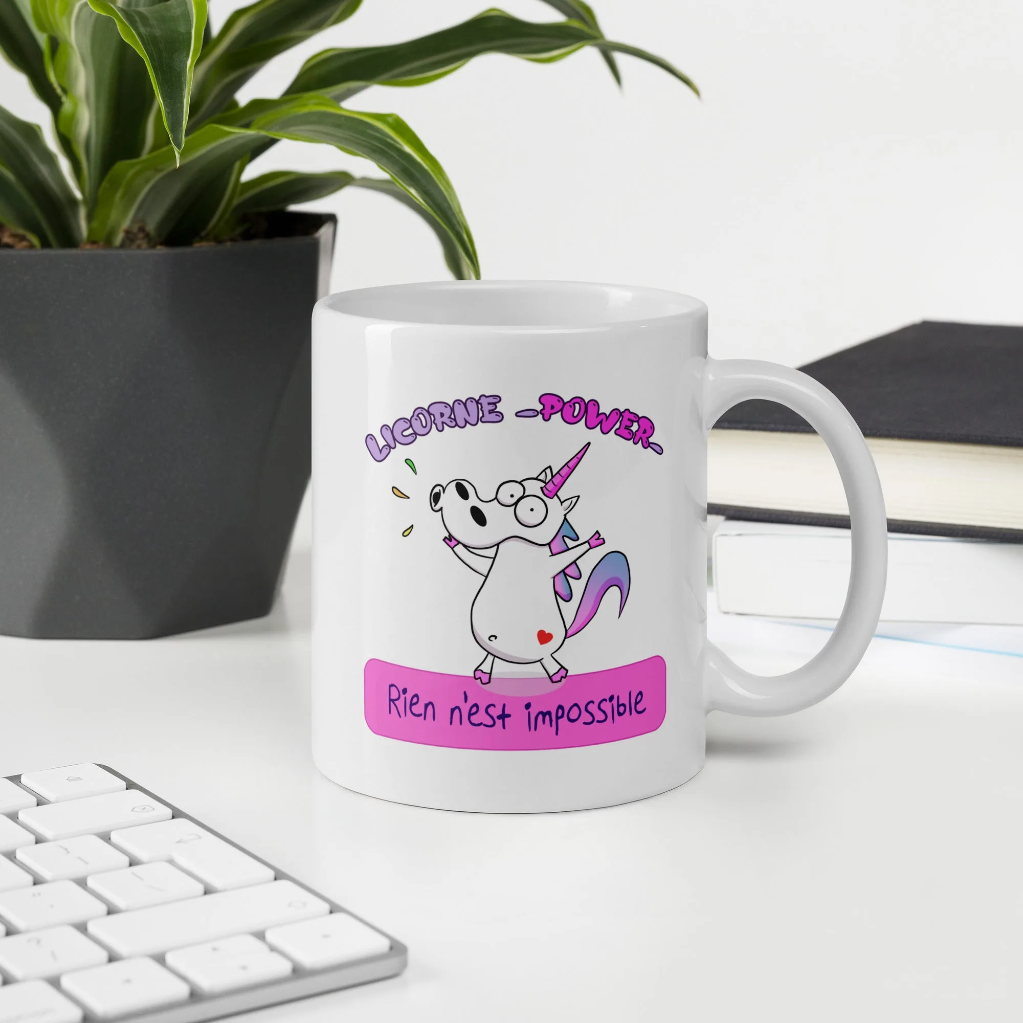 Mug Blanc Brillant – Image 5