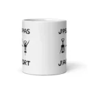 Mug Blanc Brillant J'Peux Pas J'ai Sport