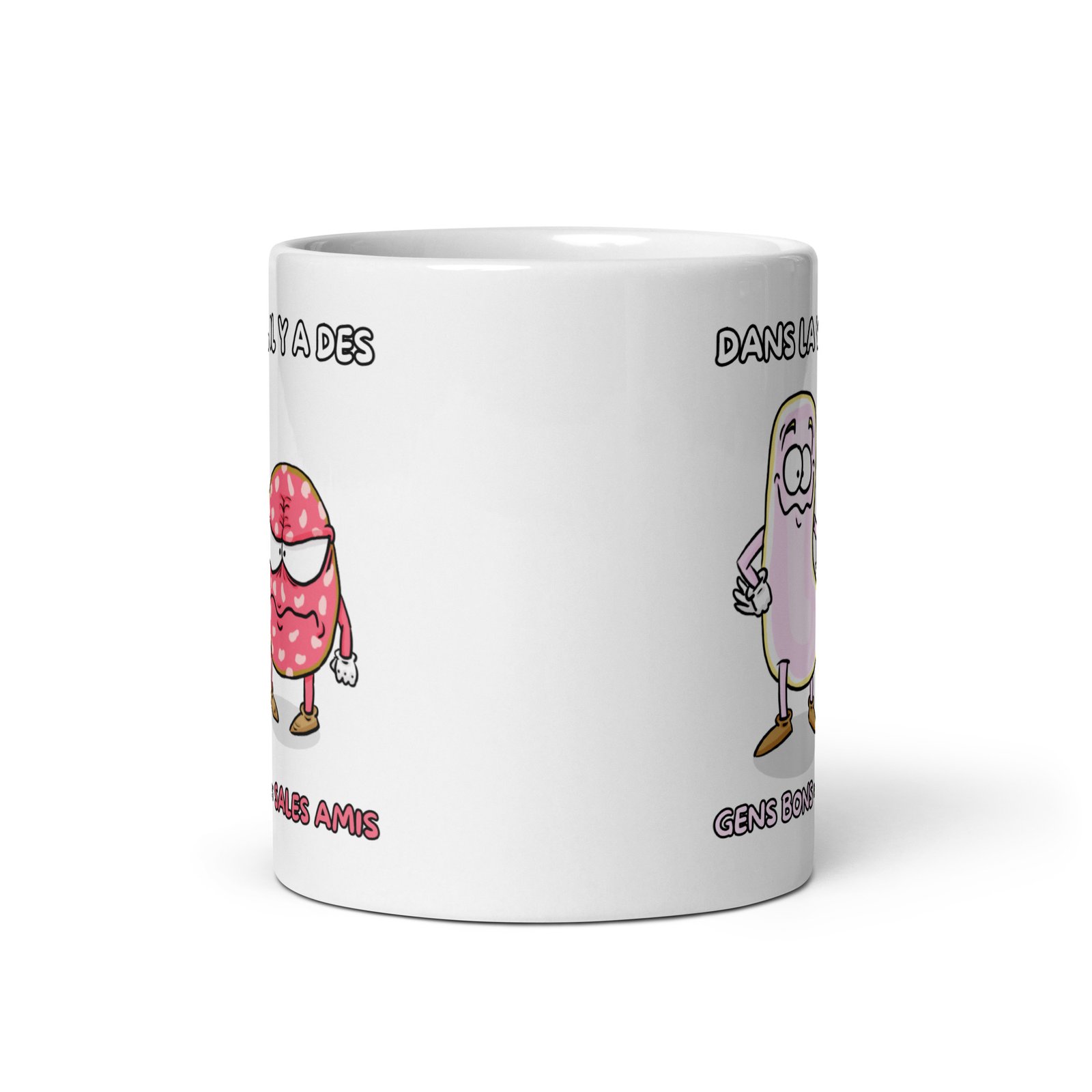 Mug Gens Bons et Sales Amis – Image 2