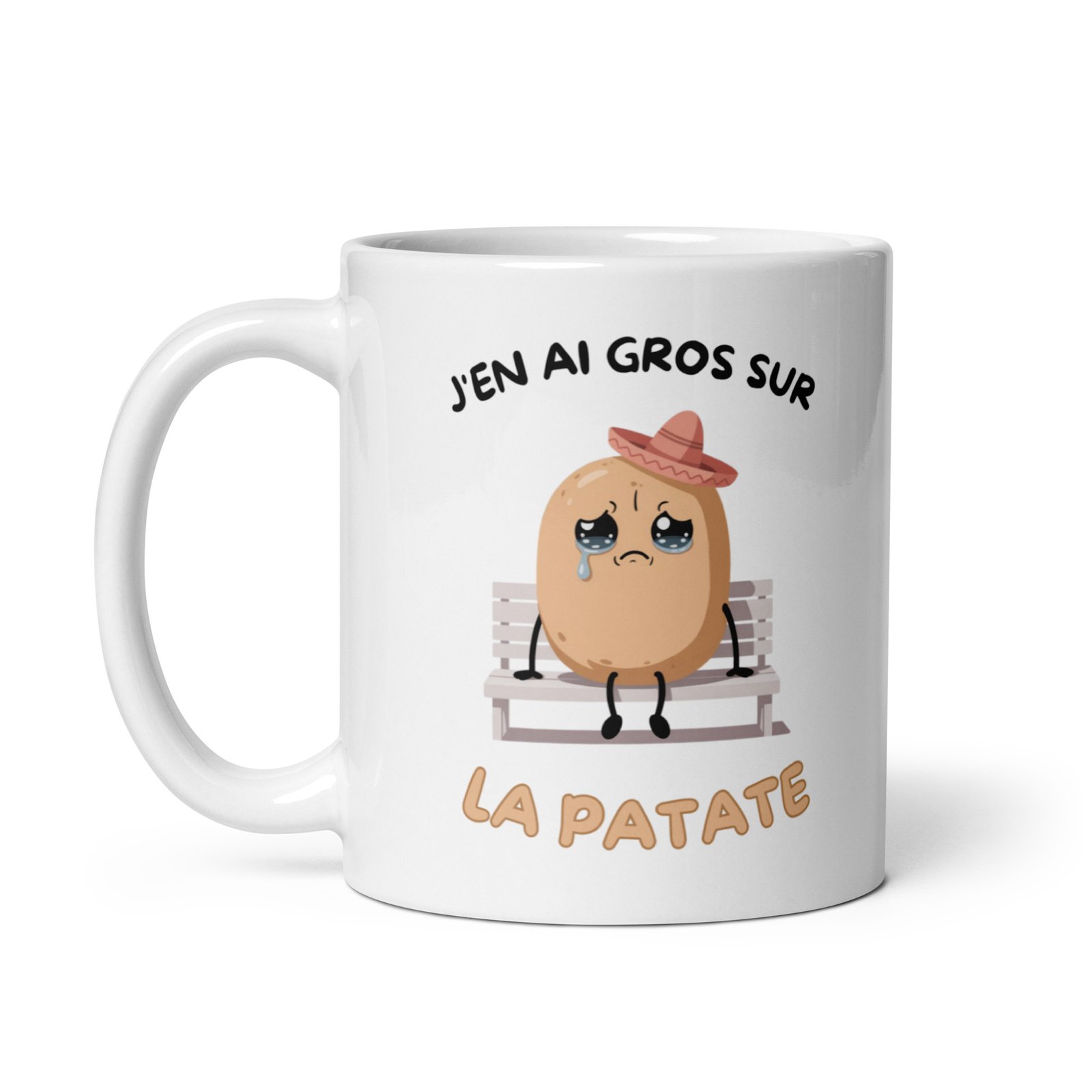 Mug Blanc J’en ai gros sur la patate – Image 3