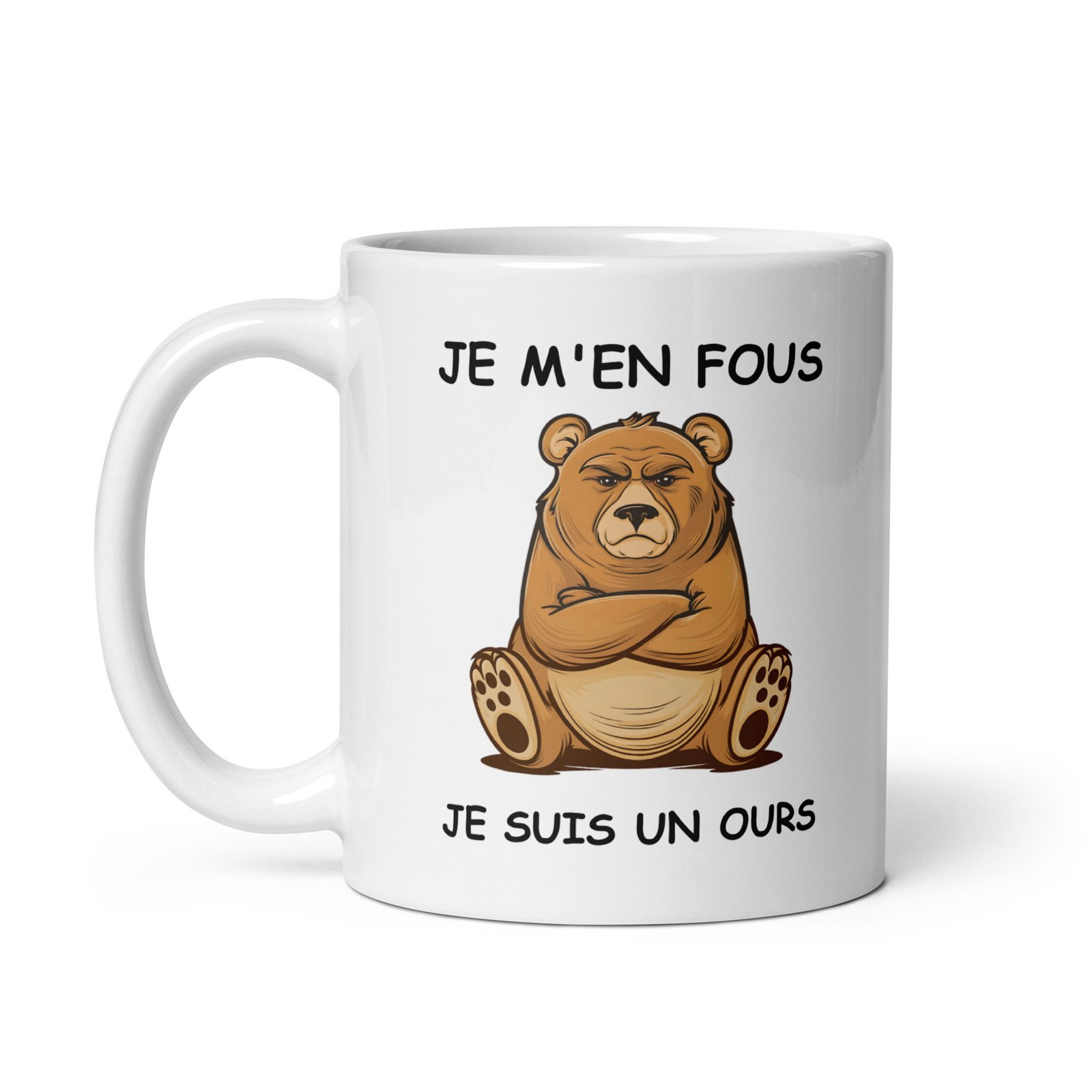 Mug Je m'en fous je suis un ours – Image 3