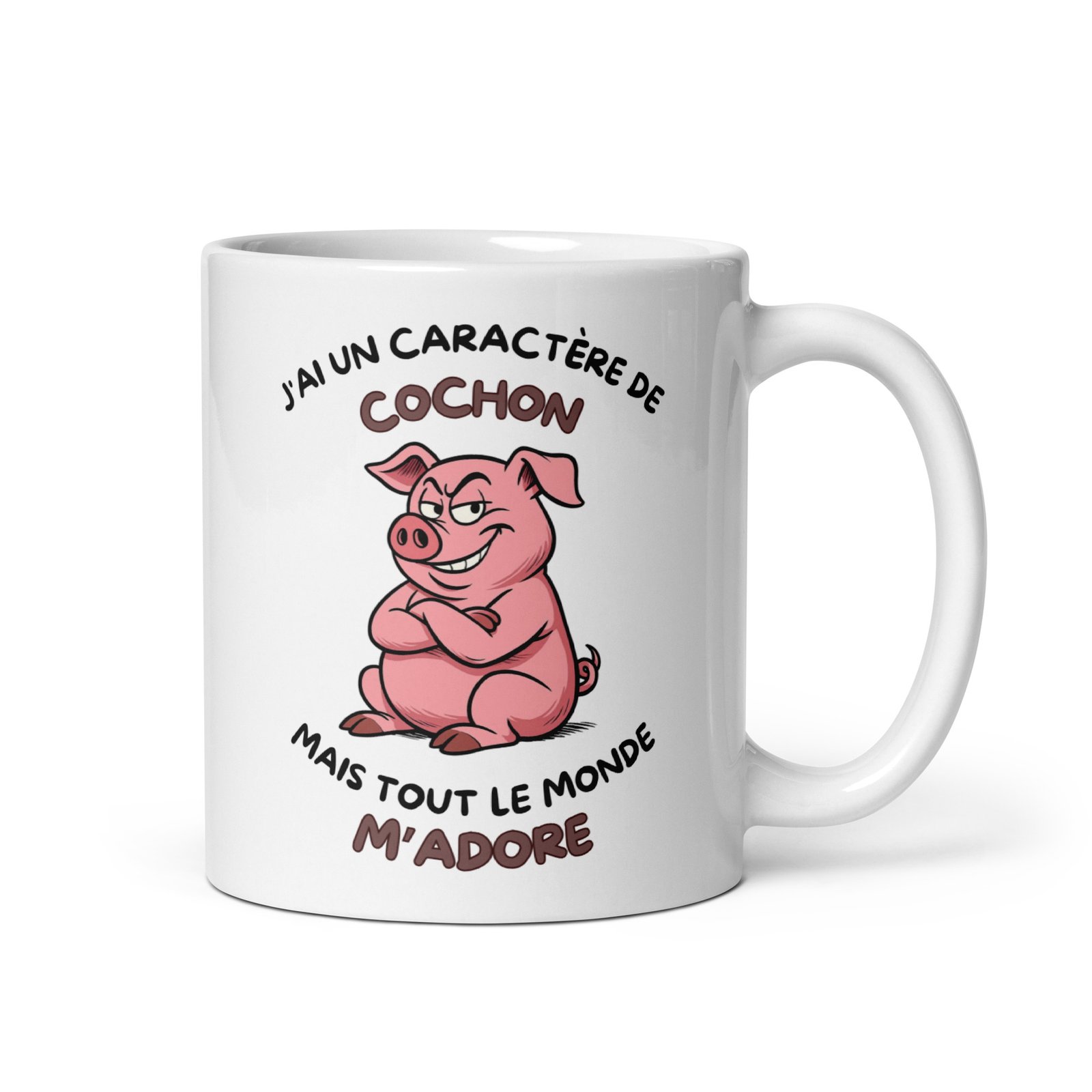 Mug J'ai un caractère de cochon