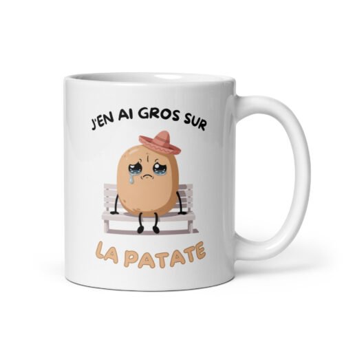 Mug Blanc J’en ai gros sur la patate