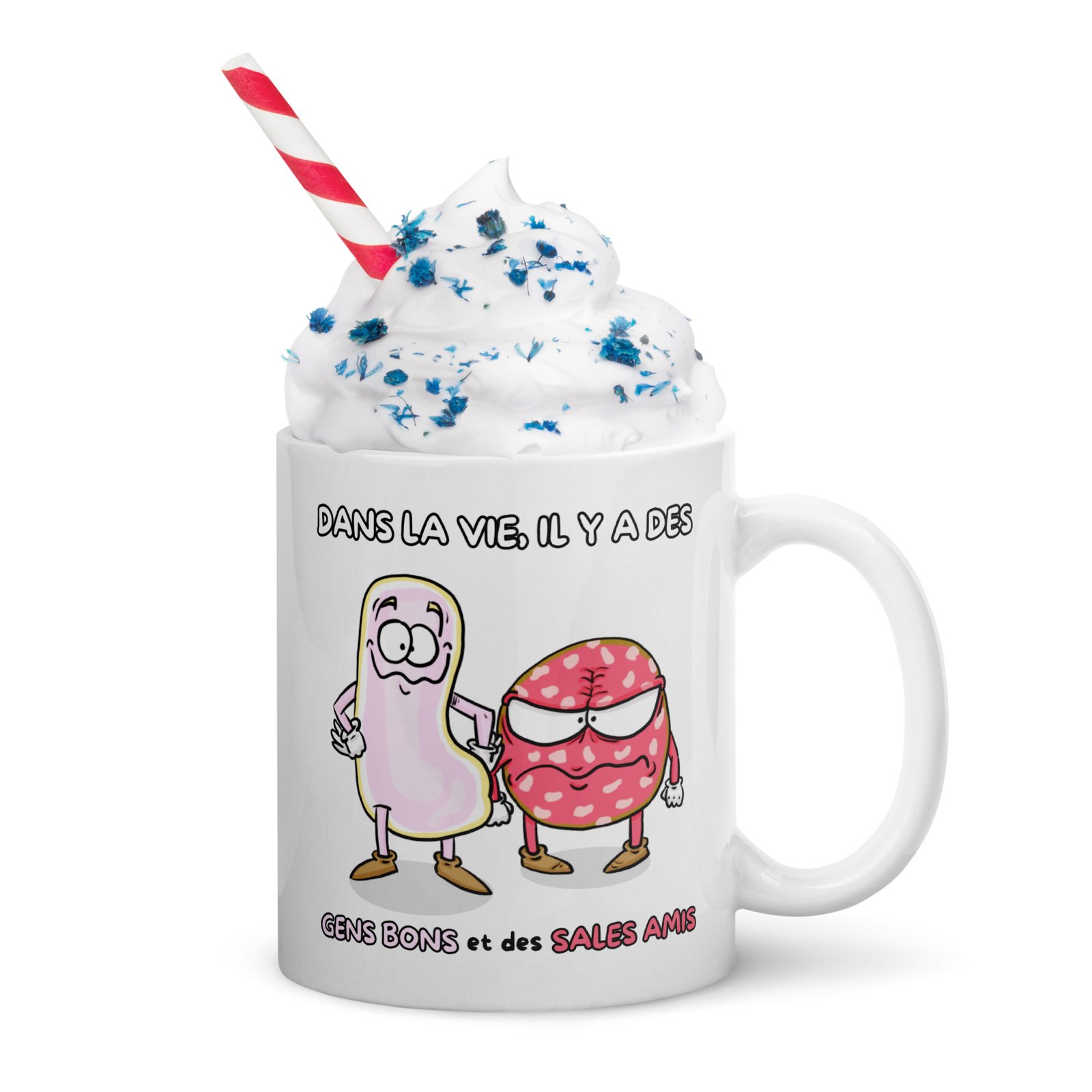 Mug Gens Bons et Sales Amis – Image 4