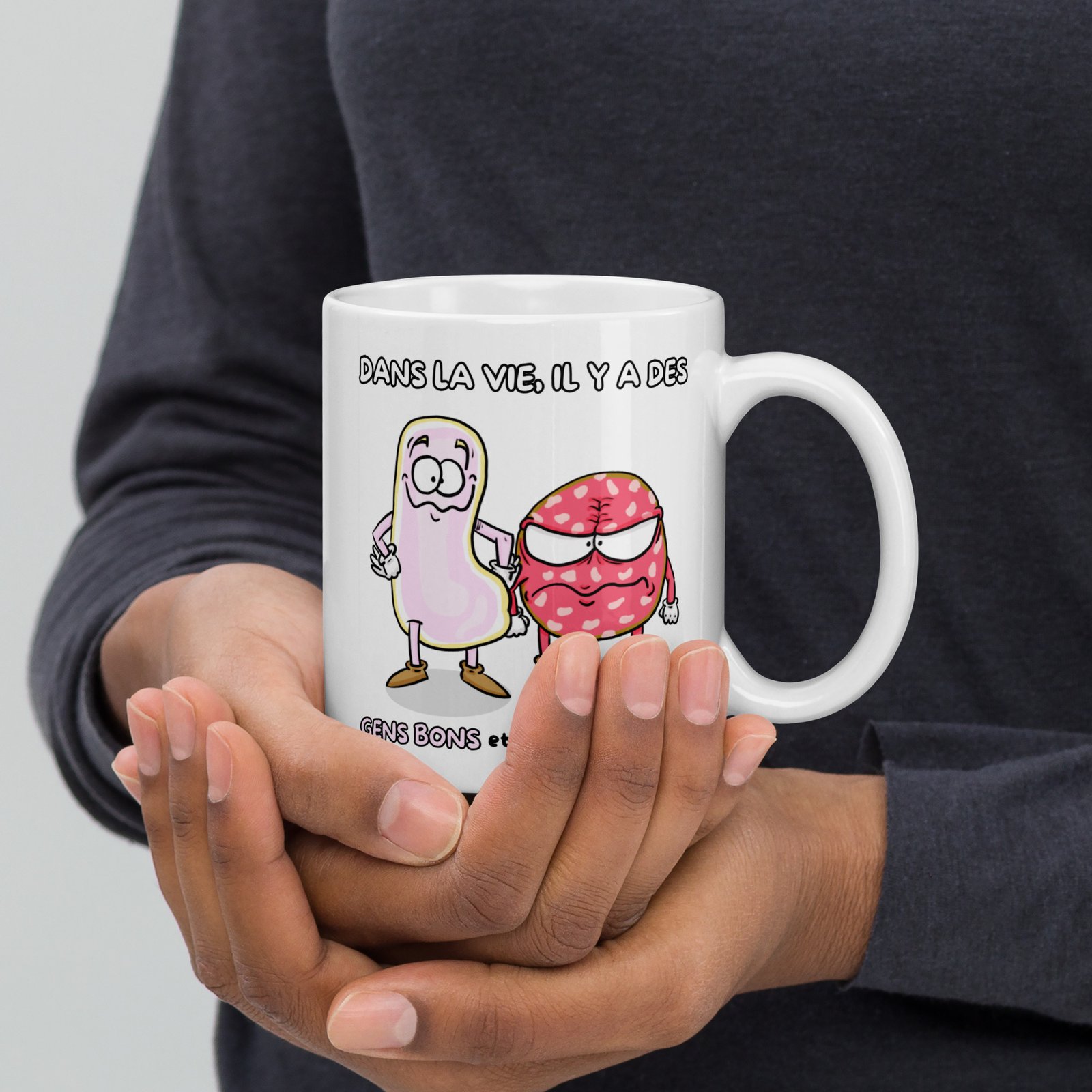 Mug Gens Bons et Sales Amis – Image 7